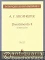 Divertimento II für Bläserquartett (1980) (= Doblingers Studienpartituren 522).