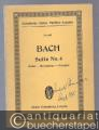 Suite No. 4 D-Dur für 3 Oboen, Fagott, 3 Trompeten, Pauken, 2 Violinen, Viola und Continuo (= Eulenburgs kleine Partitur-Ausgabe, No. 861).