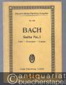 Suite No. 1 C-Dur für 2 Oboen, Fagott, 2 Violinen, Viola und Continuo (= Eulenburgs kleine Partitur-Ausgabe, No. 856).