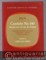 Cantata No. 140. Wachet auf, ruft uns die Stimme. The Score of the New Bach Edition. Backgrounds, Analysis, Views and Comments.