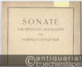 Sonate [D-Dur] für Bratsche und Klavier. Klavierpartitur und Stimme.
