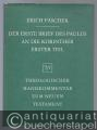 Der erste Brief des Paulus an die Korinther. Erster Teil: Einführung und Auslegung der Kapitel 1-7 (= Theologischer Handkommentar zum Neuen Testament in neuer Bearbeitung, Band 7/1).