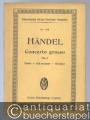 Concerto grosso für Streichinstrumente No. 1 G-Dur (= Eulenburgs kleine Partitur-Ausgabe, No. 264).