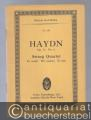 String Quartet Op. 76 No. 6 Eb major (= Edition Eulenburg, No. 191).