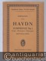Symphonie No. 1 Es-Dur (mit Paukenwirbel) (= Eulenburgs kleine Partitur-Ausgabe, Symphonien, No. 69).