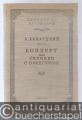 Koncert dlja skripki s orkestrom [Konzert für Violine und Orchester (1940)]. Karmannye Partitury [Taschenpartitur].