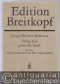 Schlage doch, gewünschte Stunde. Kantate (bisher Johann Sebastian Bach zugeschrieben) (= Edition Breitkopf, Nr. 7053).