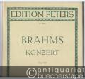 Konzert für Violine und Violoncello mit Begleitung des Orchesters op. 102 (= Edition Peters, Nr. 3902). Ausgabe mit Klavier.