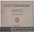 Concerto IV G-Dur / Sol-majeur / G-Major op. 65 für Violoncello und Piano (= Edition Schott, Nr. 1359).