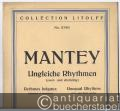 Ungleiche Rhythmen (zwei- und dreiteilig) in Vorübungen und 24 Beispielen aus Unterrichtswerken für den Klavierunterricht methodisch zusammengestellt und bezeichnet (= Collection Litolff, No. 2750).