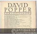 Popper-Album. Auswahl von Werken für Violoncell und Klavier (Op. 24, 38, 65 No. 1, 67 No. 1, 2).