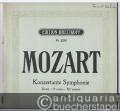 Konzertante Symphonie Es-Dur (KV 364) Violine und Viola mit Pianoforte (= Edition Breitkopf, Nr. 2258).