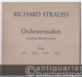 Orchesterstudien aus Richard Strauß´ Bühnenwerken. Viola [Bratsche]. Heft II: Salome.