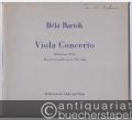 Concerto for Viola and Orchestra Op. posth. Reduction for Viola and Piano.