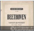Konzert für Violine und Orchester D-Dur op. 61 (= Edition Breitkopf, Nr. 1249). Ausgabe für Violine und Klavier.