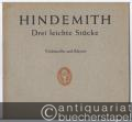 Drei leichte Stücke für Violoncello und Klavier (1938) (Violoncello in der 1. Lage) (= Edition Schott, Nr. 2771). Violoncello und Piano.