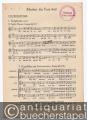 Musik (Bücher/Noten) » Noten/Partituren - Machet die Tore weit. Adventskonzert für Tenor, fünfstimmigen Solo- und Kapellchor, zwei Flöten, Streicher und Generalbass (= Edition Merseburger, Nr. 917). Partitur, Instrumentalstimmen u. 10 Chorpartituren.