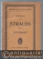 Aus Italien. Symphonische Fantasie für großes Orchester G-Dur op. 16 (= Eulenburgs kleine Partitur-Ausgabe, Symphonien, No. 78).