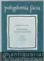 Proprium von Pfingsten. Introitus, Alleluja, Communio (= Polyphonia sacra). Partitur.