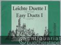 Leichte Duette I, für zwei Sopranblockflöten oder andere Instrumente (= Bärenreiter-Ausgabe 862).