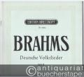 Deutsche Volkslieder für eine Singstimme mit Klavierbegleitung, Heft 2 (= Edition Breitkopf, Nr. 6121a). Hohe Stimme (Originalausgabe).