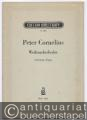 Weihnachtslieder. Ein Liederzyklus für eine Singstimme mit Klavierbegleitung, op. 8 (= Edition Breitkopf, Nr. 2082). Hohe Stimme.