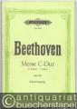 Messe C-Dur für vier Solostimmen, Chor und Orchester, Op. 86 (= Edition Peters, Nr. 1105). Klavierauszug.