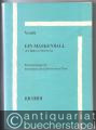 Ein Maskenball (Un Ballo in Maschera). Oper in drei Akten von Antonio Somma (= Edition Ricordi). Klavierauszug mit deutschem u. italienischem Text.