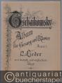 Album für Gesang und Klavier, Heft 1. 12 Lieder mit deutschem und englischem Text.