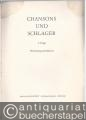 Musik (Bücher/Noten) » Noten/Partituren - Chansons und Schlager. 3. Folge. Für Gesang und Klavier.