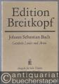 Geistliche Lieder und Arien. Aus Schemellis Gesangbuch [1736] und dem Notenbuch der Anna Magdalena Bach (= Edition Breitkopf, Nr. 2817).