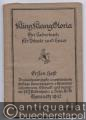 Kling Klang Gloria. Ein Liederbuch für Schule und Haus. Hefte 1-3.