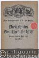 Dreizehntes Deutsches Bachfest. Vom 11. bis 13. Juli 1925 in Essen. Bach-Fest-Buch.