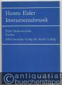 Fünf Orchesterstücke (1938) (= Hanns Eisler Instrumentalmusik, DVfM 3694). Partitur.