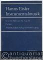 Suite für Orchester Nr. 5 (aus der Musik zu dem Film "Dans les rues") Op. 34 (= Hanns Eisler, Instrumentalmusik. DVfM 1693). Partitur.