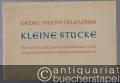 Kleine Stücke für zwei Blockflöten im Quintabstand oder andere Instrumente (= Bärenreiter-Ausgabe 865).