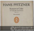 Konzert in G dur in einem Satz für Violoncello und Orchester Op. 42 (= Edition Schott, No. 2420). Klavierauszug.