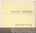 Drei kleine Stücke op. 11 (= Universal Edition no. 7577). Violoncello und Klavier.