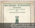 Sonate F-Dur / F major / Fa majeur Violincello & Piano op. 6 (= Universal Edition, No. 1007).