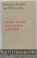 Psychoanalyse und Politik (= Kritische Studien zur Philosophie).