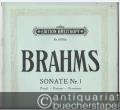 Sonate Nr. 1 f-Moll op. 120 Nr. 1 (= Edition Breitkopf, Nr. 6076a). Klarinette und Piano.