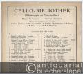 Sonata F-Dur für Violoncello und Piano (= Cello-Bibliothek 2).