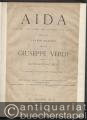 Aida. Oper in vier Acten von Antonio Ghislanzoni (= Edition Ricordi). Clavier-Auszug mit [deutschem] Text.