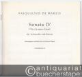 Sonata IV F-Dur / Fa majeur / F major für Violoncello und Klavier (= Cello-Bibliothek 86).