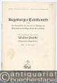 Augsburger Tafelkonfekt 1733. Eine Auswahl für eine, zwei und drei Stimmen mit Begleitung von zwei Geigen, Violoncello und Klavier (= Bärenreiter-Ausgabe 146). Partitur.