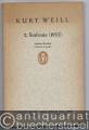 2. Sinfonie (1933) (= Edition Schott, Nr. 5512 / PH 268). Studien-Partitur.