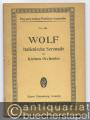 Italienische Serenade für Kleines Orchester (= Payne´s kleine Partitur-Ausgabe, No. 888).