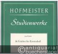 Sechsundachtzig [86] Etüden für Kontrabaß. Bearbeitet von Franz Simandl und Konrad Siebach. Hefte 1 und 2 [in 1] (= Hofmeister 7704).