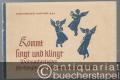 Kommt singt und klingt. Weihnachtslieder für Singstimme (Chorflöte) und f'-Altflöte (= Bärenreiter-Ausgabe 861).