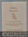 Scherz-Kanons zu drei und vier Stimmen von Helmut Bornefeld, Christian Lahusen und Kurt Sydow (= Bärenreiter-Ausgabe 104).